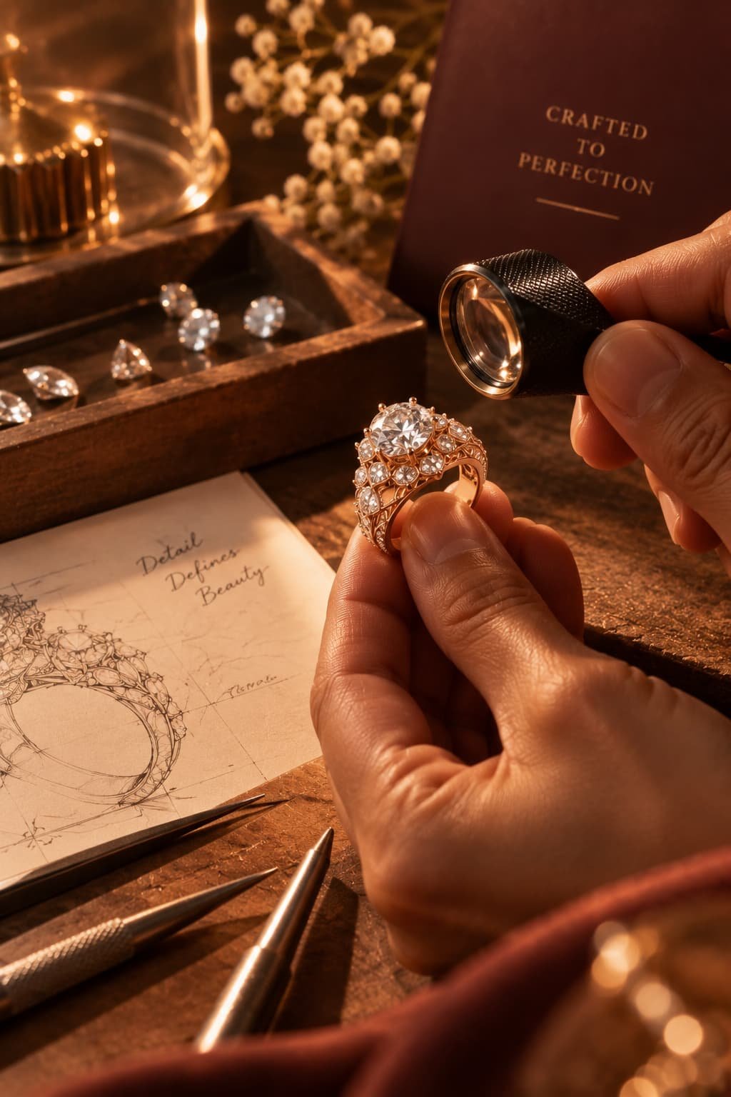 Lab-grown diamond jewellery